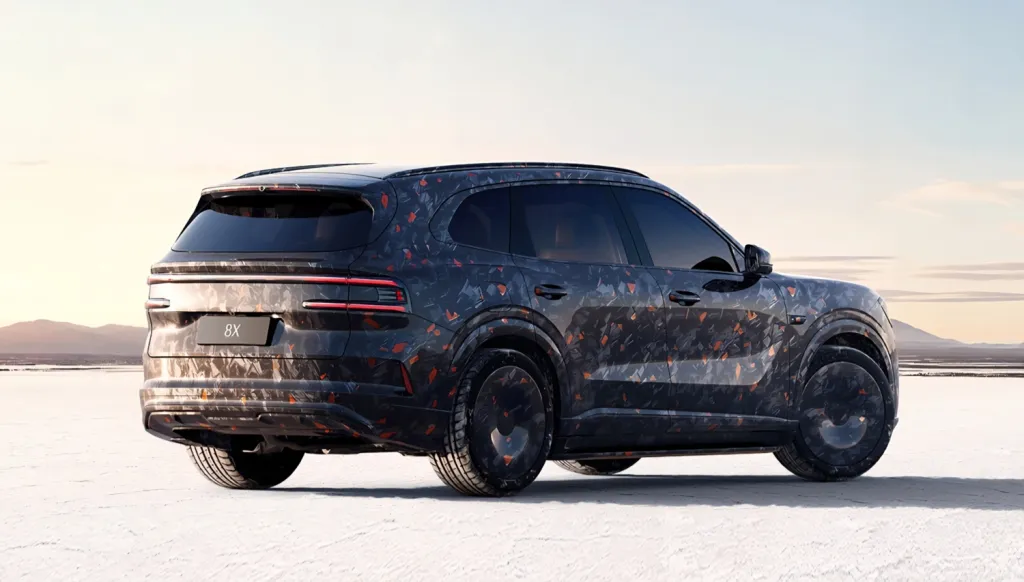 Zeekr 8X — новый гибридный флагман длиной 5,1 метра с батареей до 70 кВт·ч