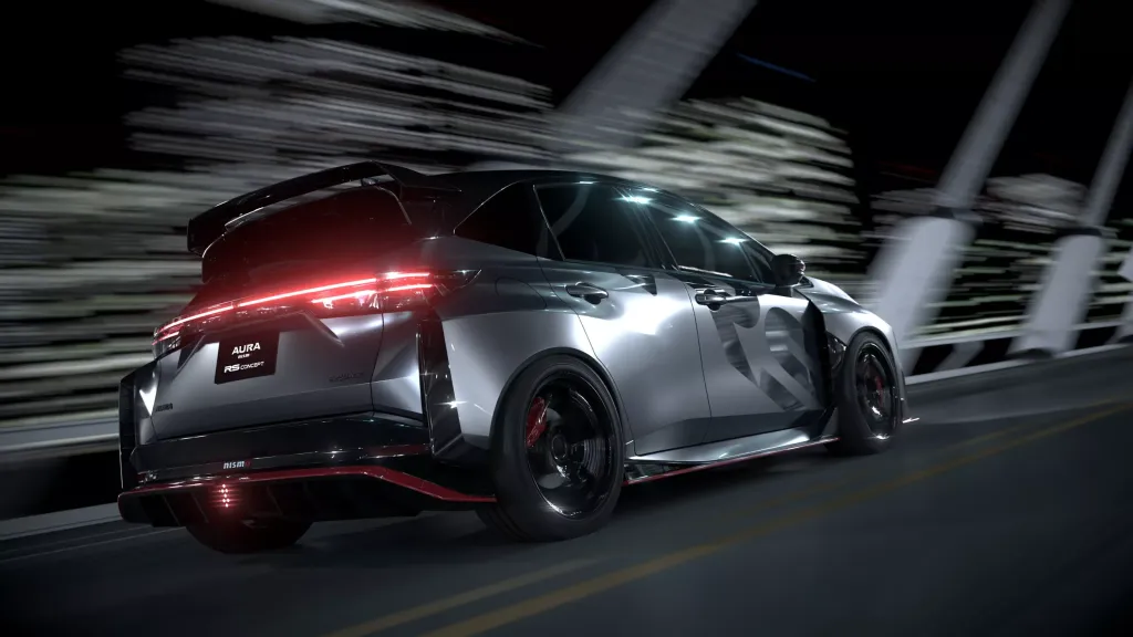 Nissan Aura NISMO RS Concept 2026 — гибридный хот-хэтч нового поколения