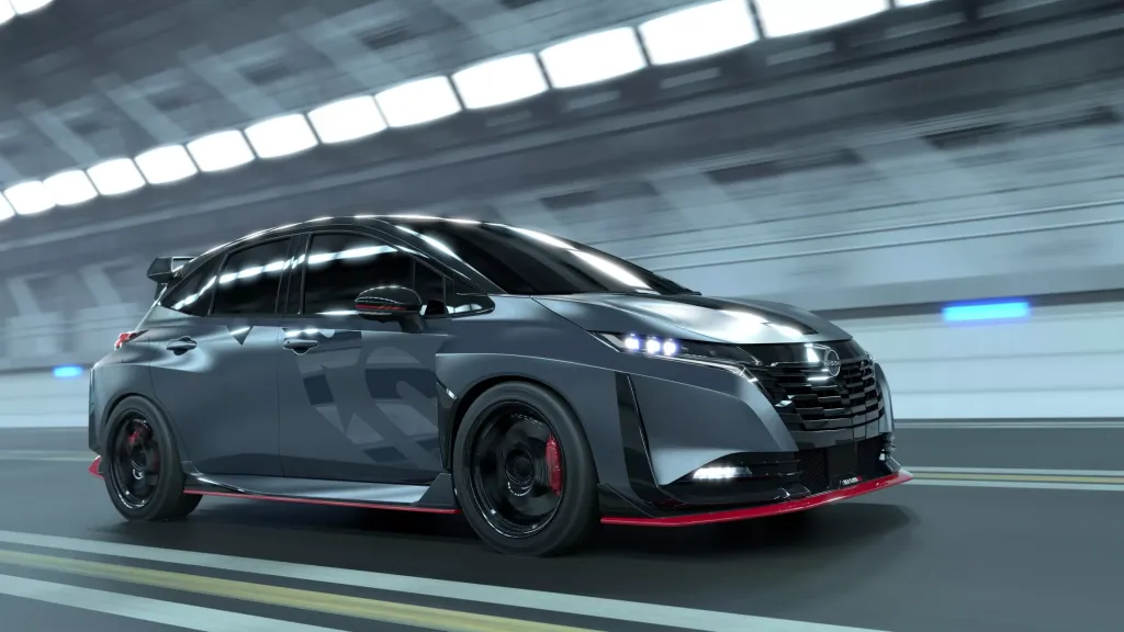 Nissan Aura NISMO RS Concept 2026 — гибридный хот-хэтч нового поколения