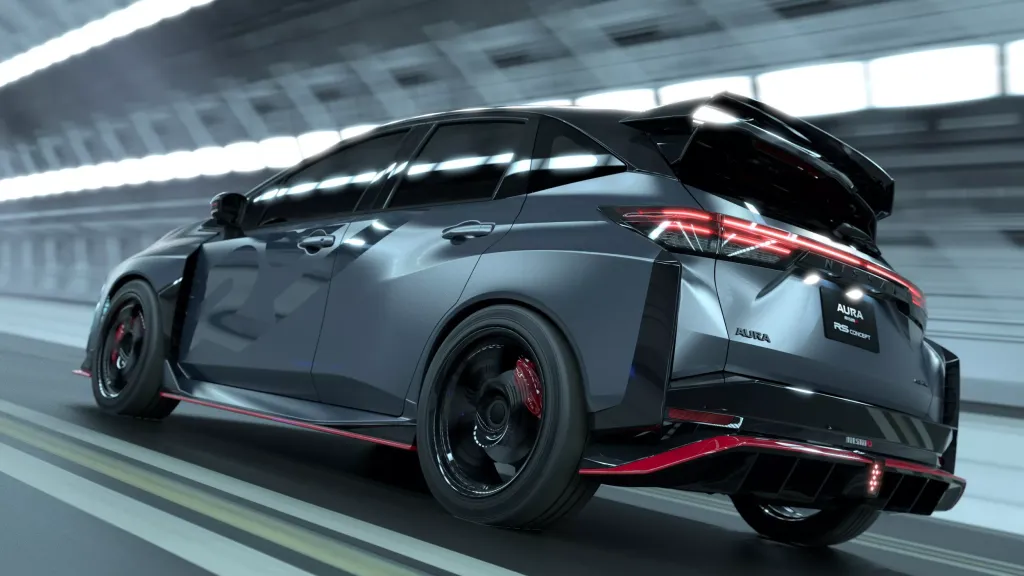 Nissan Aura NISMO RS Concept 2026 — гибридный хот-хэтч нового поколения