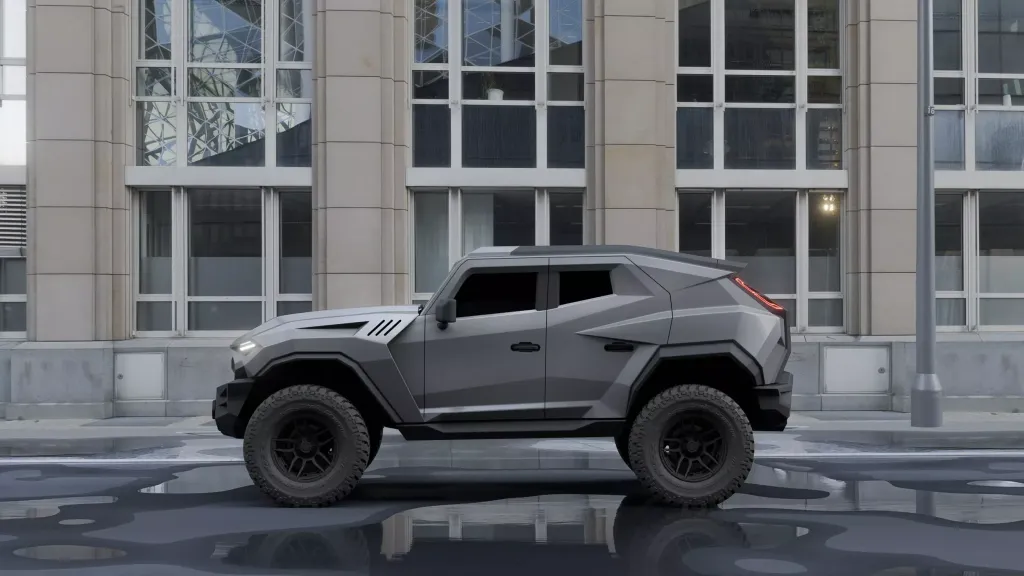 Rezvani Tank 2026 на базе Jeep Wrangler — бронированный внедорожник с дымовой завесой и экстремальными опциями