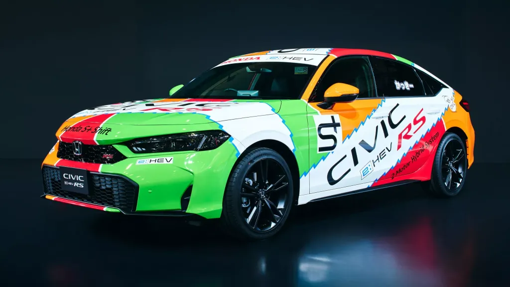 Honda Civic RS Prototype 2026: гибрид с имитацией переключения передач