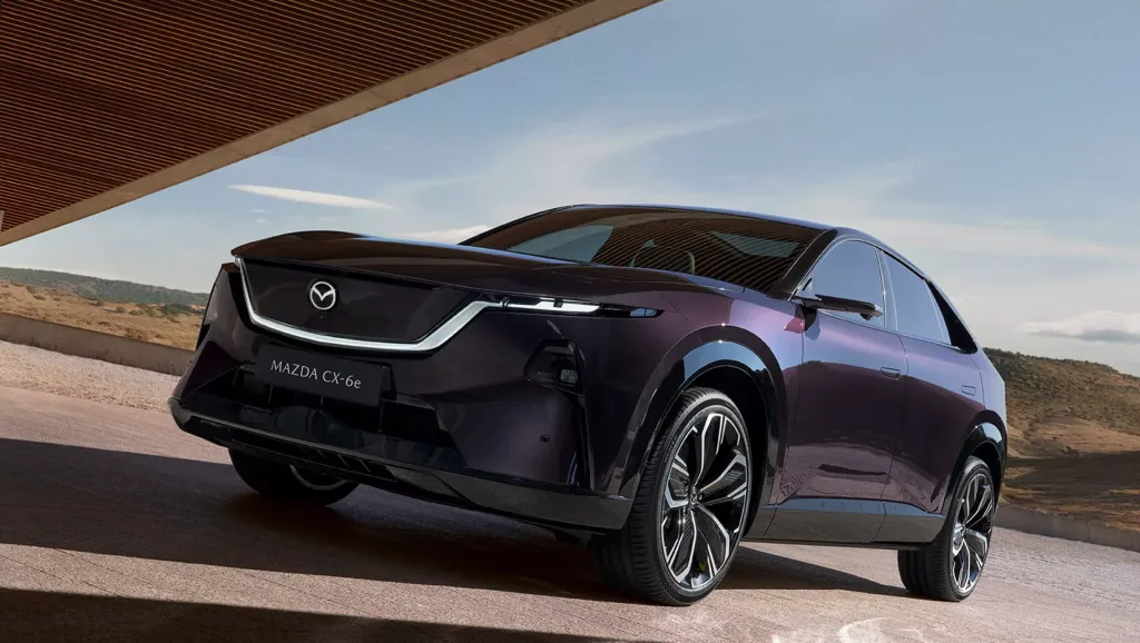 Mazda CX-6e 2026 — новый электрический кроссовер Mazda для Европы