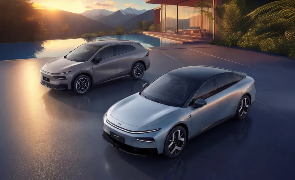 XPeng P7+ 2026 и XPeng G7 EREV: премьера новых моделей в Китае и Европе