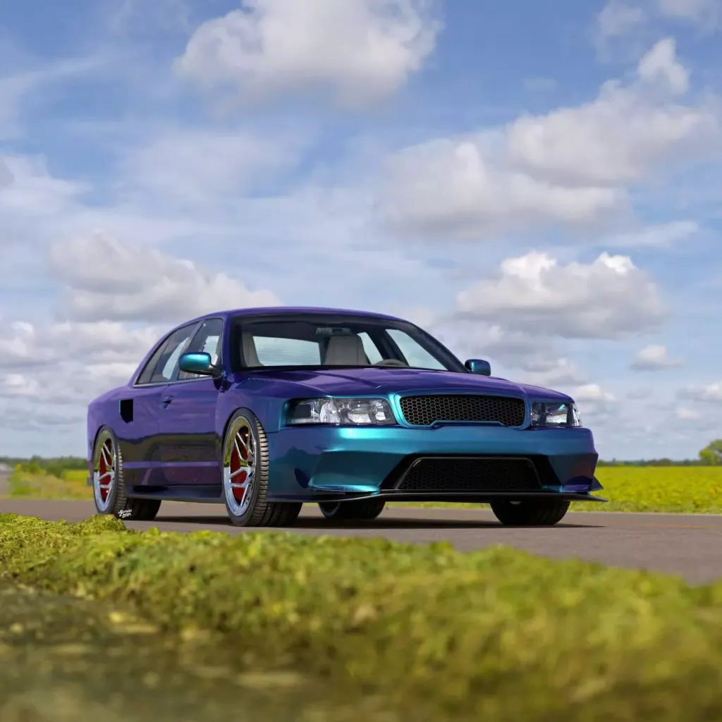 Ford Crown Victoria GTD: цифровая визуализация превращает легендарный седан в трековый «спецвыпуск»