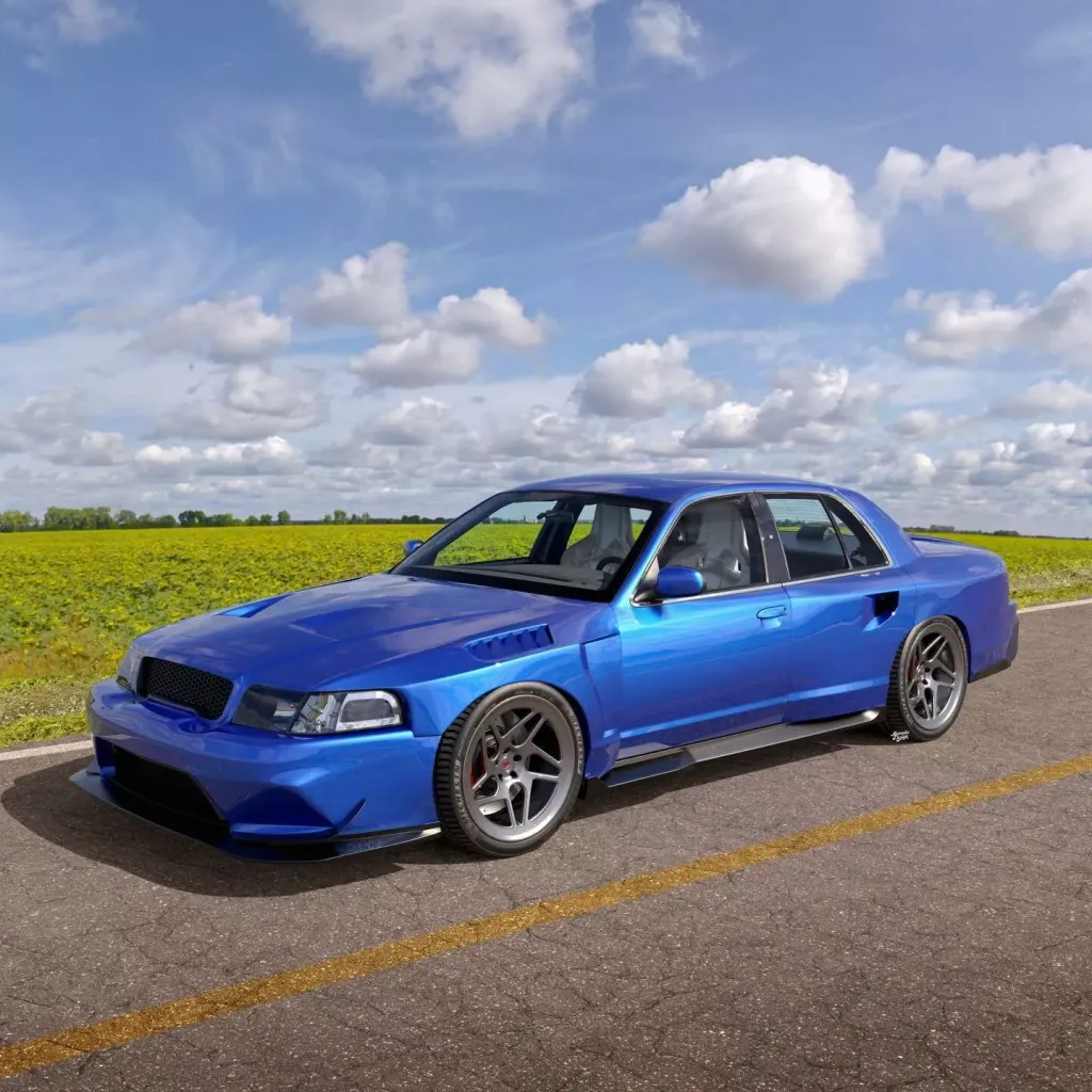 Ford Crown Victoria GTD: цифровая визуализация превращает легендарный седан в трековый «спецвыпуск»