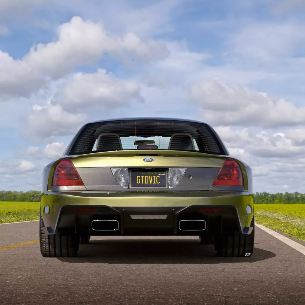 Ford Crown Victoria GTD: цифровая визуализация превращает легендарный седан в трековый «спецвыпуск»