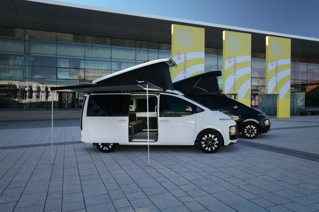 Hyundai Staria Camper Concept: электрический минивэн Hyundai превратили в премиальный автодом для Европы