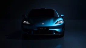 SAIC Z7 — китайский электромобиль, который по тизерам слишком напоминает Porsche Taycan