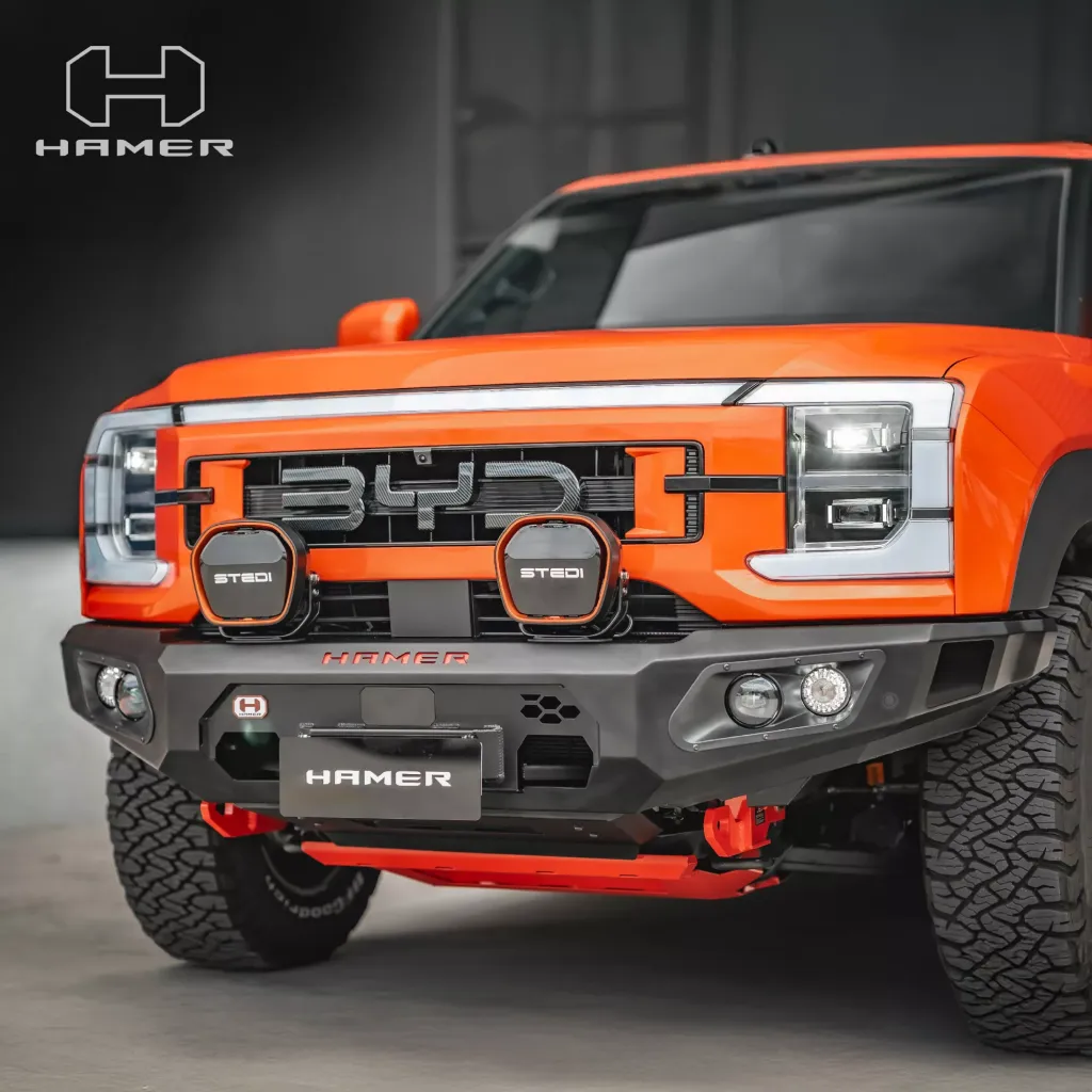 BYD Shark 6 обзавелся силовым обвесом Hamer 4×4: бамперы, свет и аксессуары