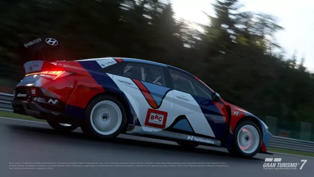 Hyundai Elantra N TC  в Gran Turismo 7:  три новинки обновления 1.67