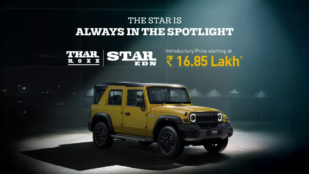 Mahindra Thar Roxx Star Edition: «двойник» Jeep Wrangler стал богаче, но лишился полного привода