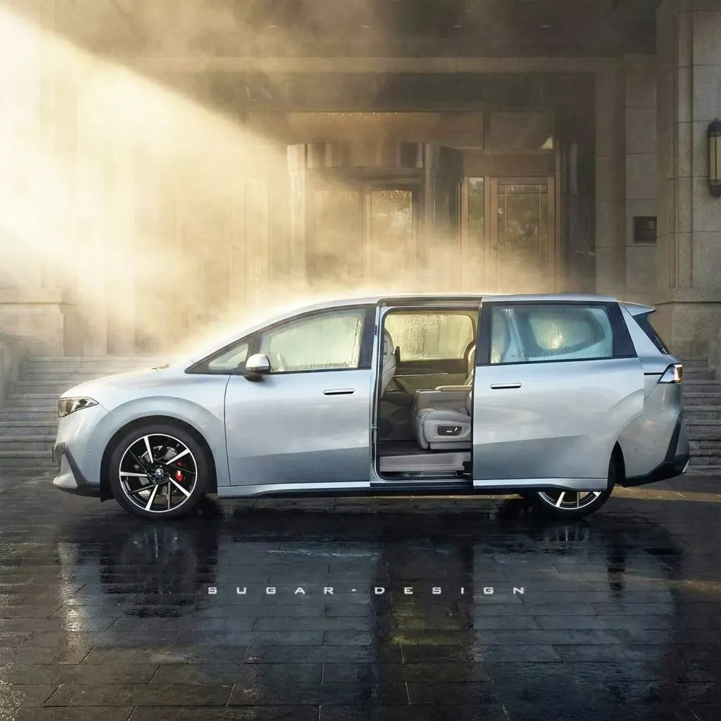 BMW Neue Klasse: премиальный минивэн для Китая на визуализациях