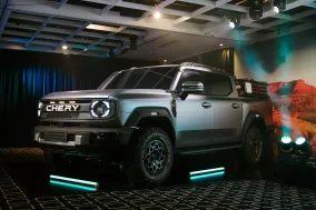 Chery KP31 готовится бросить вызов Ford Ranger: рамный пикап с дизельным гибридом