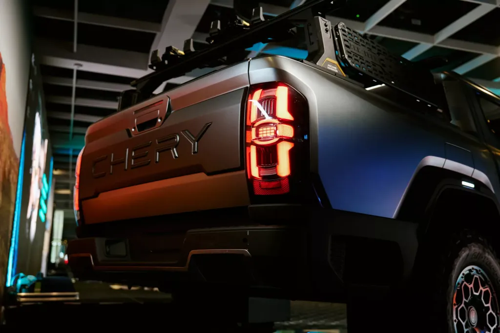 Chery KP31 готовится бросить вызов Ford Ranger: рамный пикап с дизельным гибридом