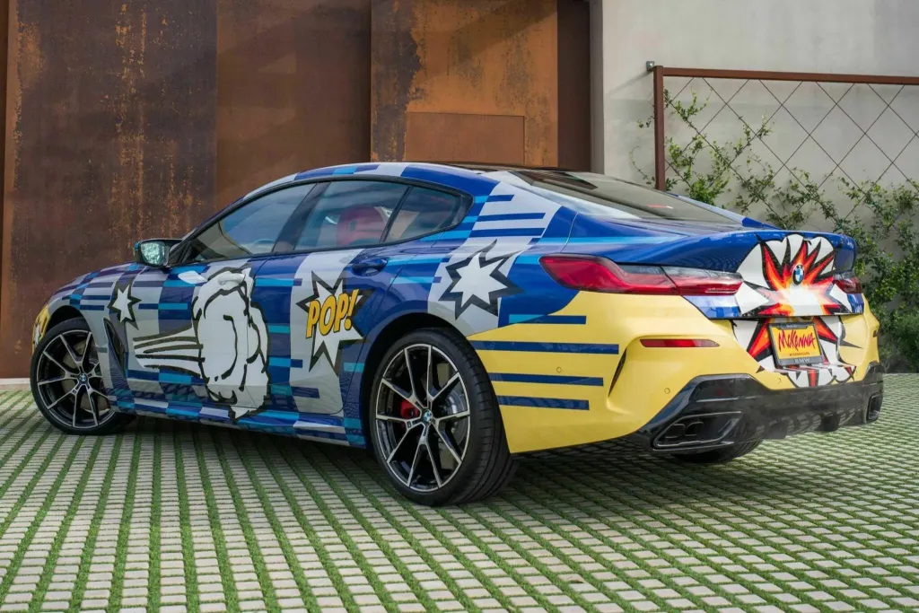 BMW M850i xDrive Gran Coupé «The 8 x Jeff Koons» продали за $131 786: редкость, которая потеряла $220 000