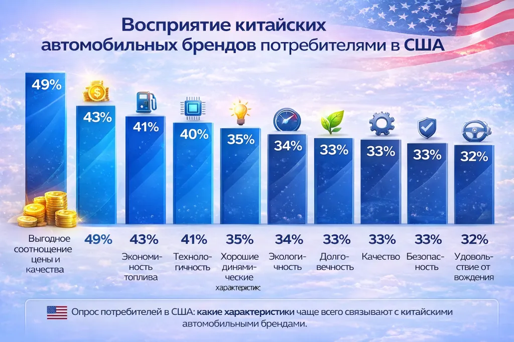 Tesla Model Y, BYD Dolphin и «китайские бренды»: почему поколение Z в США готово покупать новые машины.