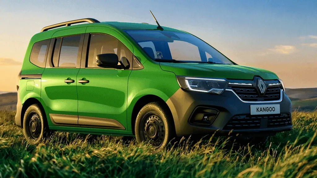 Renault Kangoo Couleur для Японии получил яркие цвета, стальные колеса и тираж 100 машин