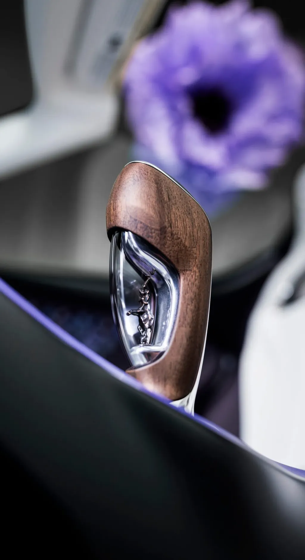 Особый Bugatti W16 Mistral Caroline получил фиолетовый карбон и цветочный декор