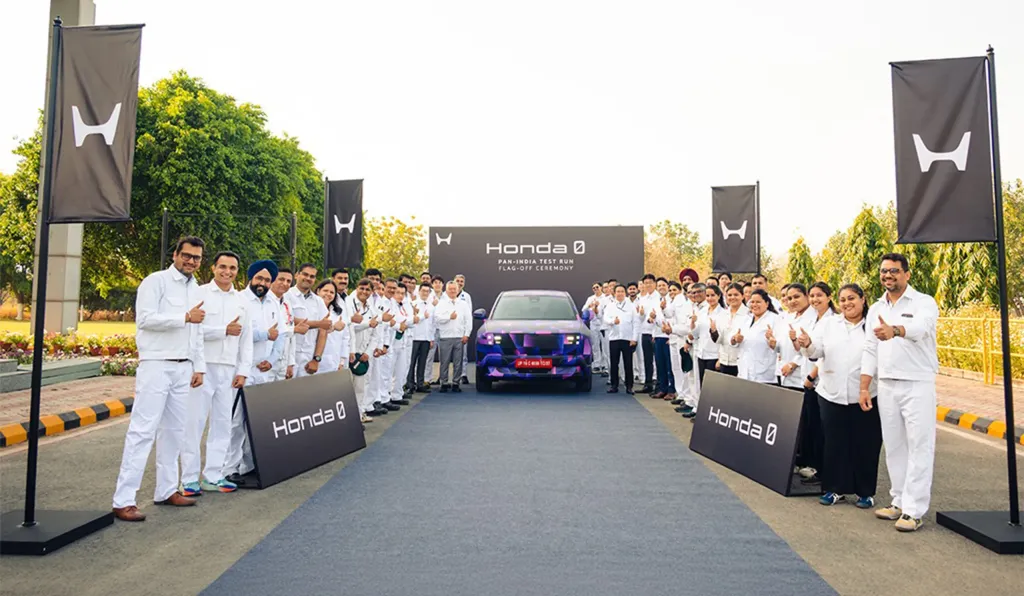 Honda будет выпускать электрический кроссовер 0 α в Индии