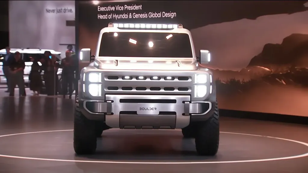 Hyundai показала концепт Boulder и рамную платформу для будущего пикапа