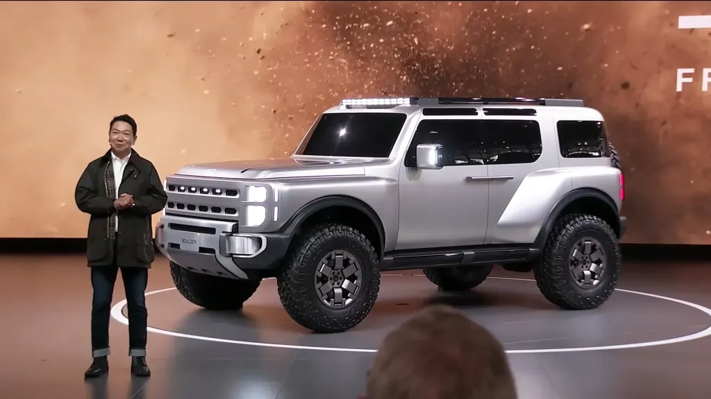 Hyundai показала концепт Boulder и рамную платформу для будущего пикапа