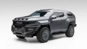 Rezvani показала седьмой Vengeance: бронированный Cadillac Escalade со стилем sci-fi и салоном как у бизнес-джета
