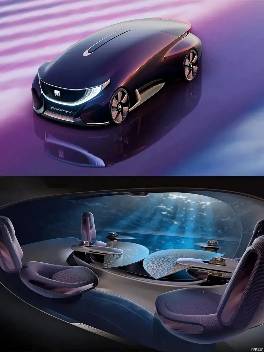 Buick показала концепт Electra Zenith: прозрачный кузов, вращающиеся кресла и ставка на автопилот