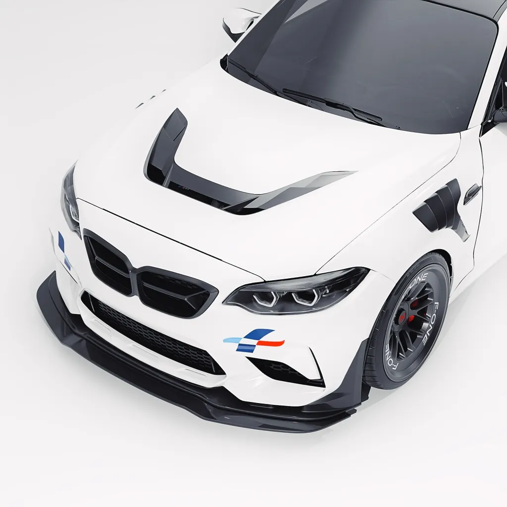 BMW F87 M2 Competition получил пакет Alpha-N Corse с капотом, сплиттером и swan-neck крылом