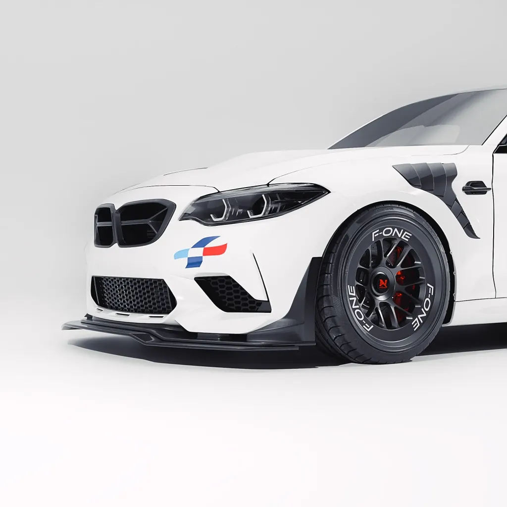 BMW F87 M2 Competition получил пакет Alpha-N Corse с капотом, сплиттером и swan-neck крылом