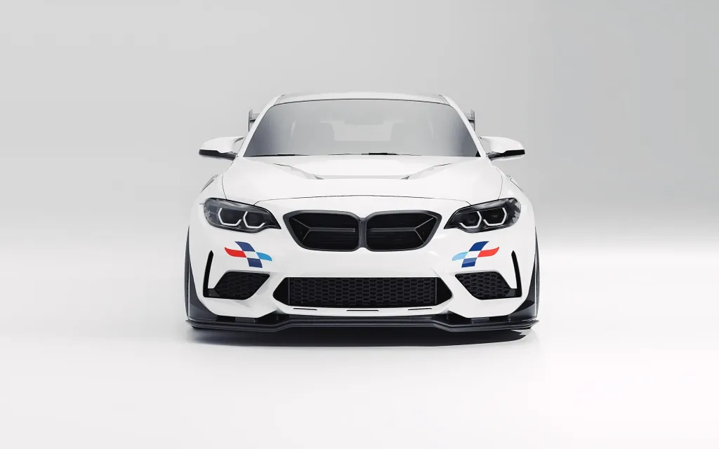 BMW F87 M2 Competition получил пакет Alpha-N Corse с капотом, сплиттером и swan-neck крылом