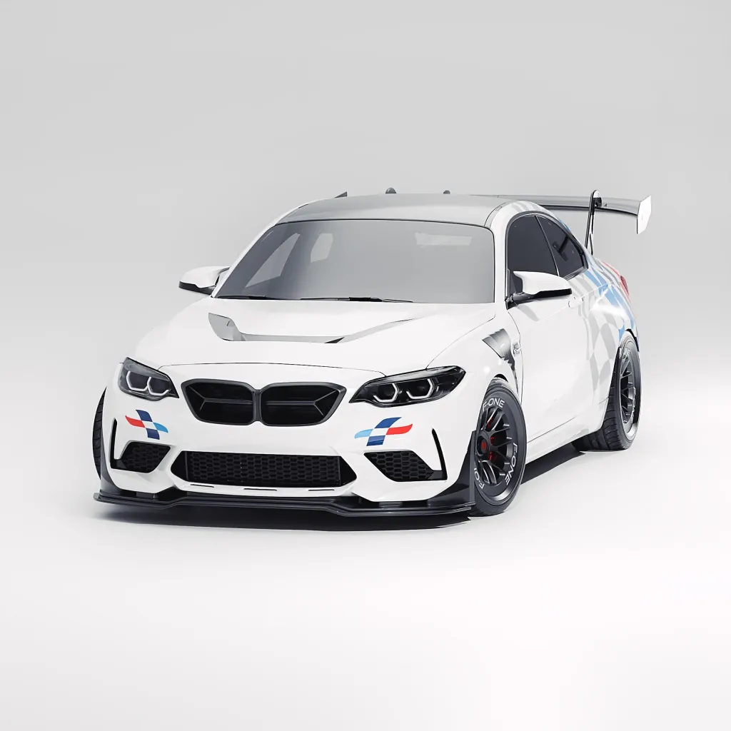 BMW F87 M2 Competition получил пакет Alpha-N Corse с капотом, сплиттером и swan-neck крылом
