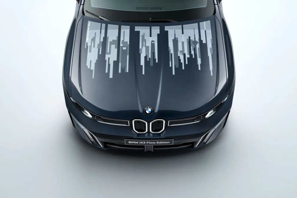 BMW показала iX3 Flow Edition: E Ink на капоте и восемь анимаций для персонализации