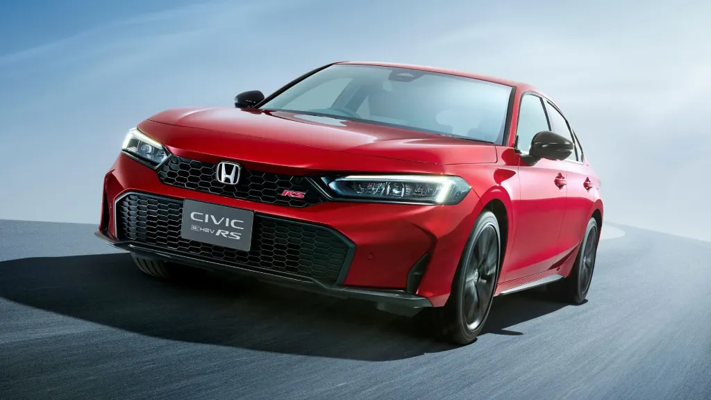 Honda Civic e:HEV RS стартовал в Японии: гибрид на 181 л.с., Prelude S+ Shift и более жесткое шасси