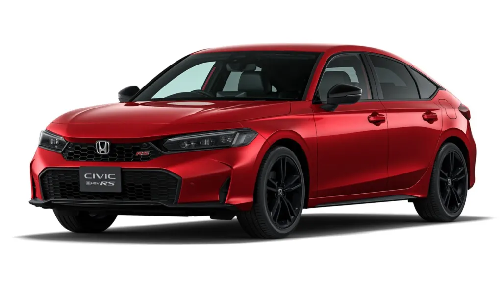 Honda Civic e:HEV RS стартовал в Японии: гибрид на 181 л.с., Prelude S+ Shift и более жесткое шасси