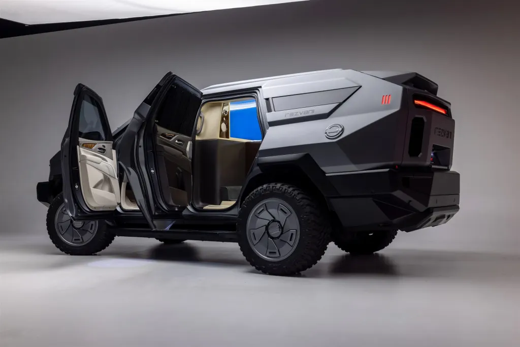 Rezvani показала седьмой Vengeance: бронированный Cadillac Escalade со стилем sci-fi и салоном как у бизнес-джета