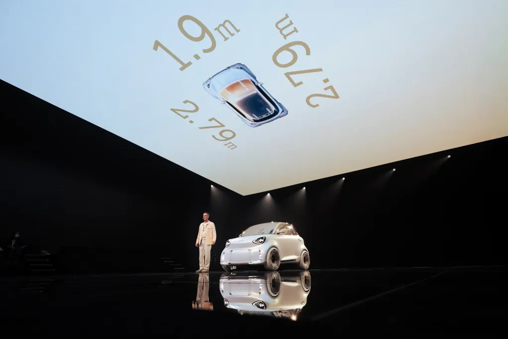 Smart Concept #2 представлен в Пекине: двухместный EV длиной 2792 мм и зарядкой до 80% менее чем за 20 минут