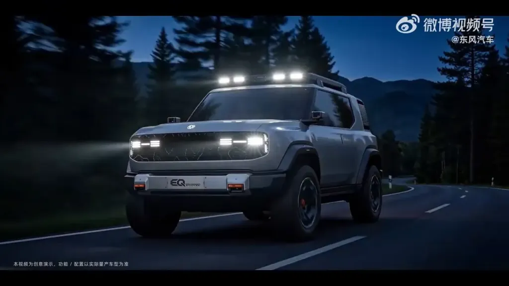 Dongfeng показала концепт EQ-REBORN: новый электрический внедорожник с отсылкой к EQ240