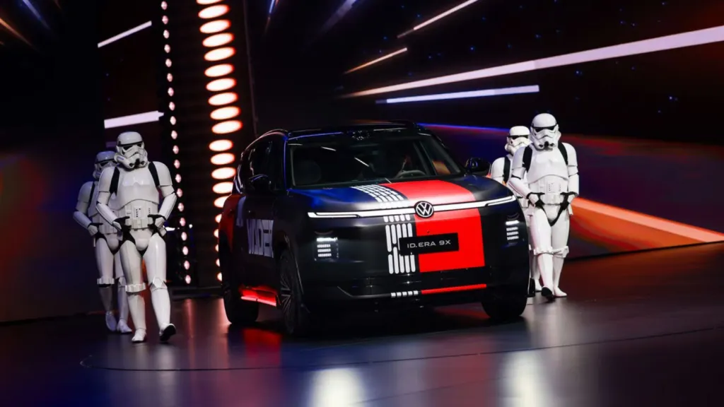 Volkswagen ID. Era 9X стартовал в Китае: 510 л.с., до 406 км на электротяге и шесть мест