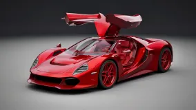 Capricorn 01 Zagato Tutto Rosso получил красный карбон, 888-сильный V8 и цену от 2,95 млн евро