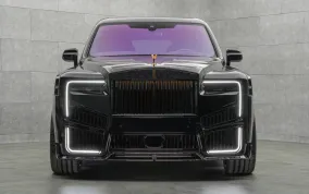 Mansory представила Rolls-Royce Cullinan Black Badge Emperor Signature с широким обвесом и кованым карбоном