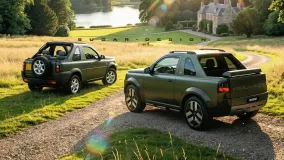 Новый Freelander представили в виде компактного трехдверного semi-cabrio, но это лишь независимый рендер