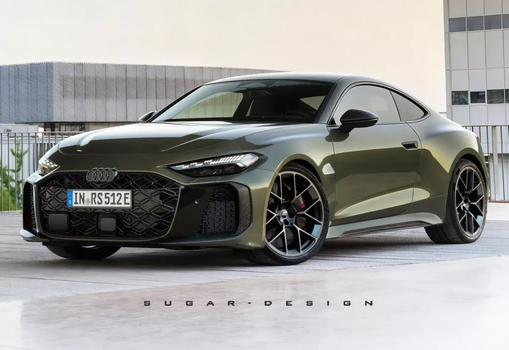Audi RS5 Coupe на рендерах показала, каким мог бы быть новый двухдверный соперник BMW M4