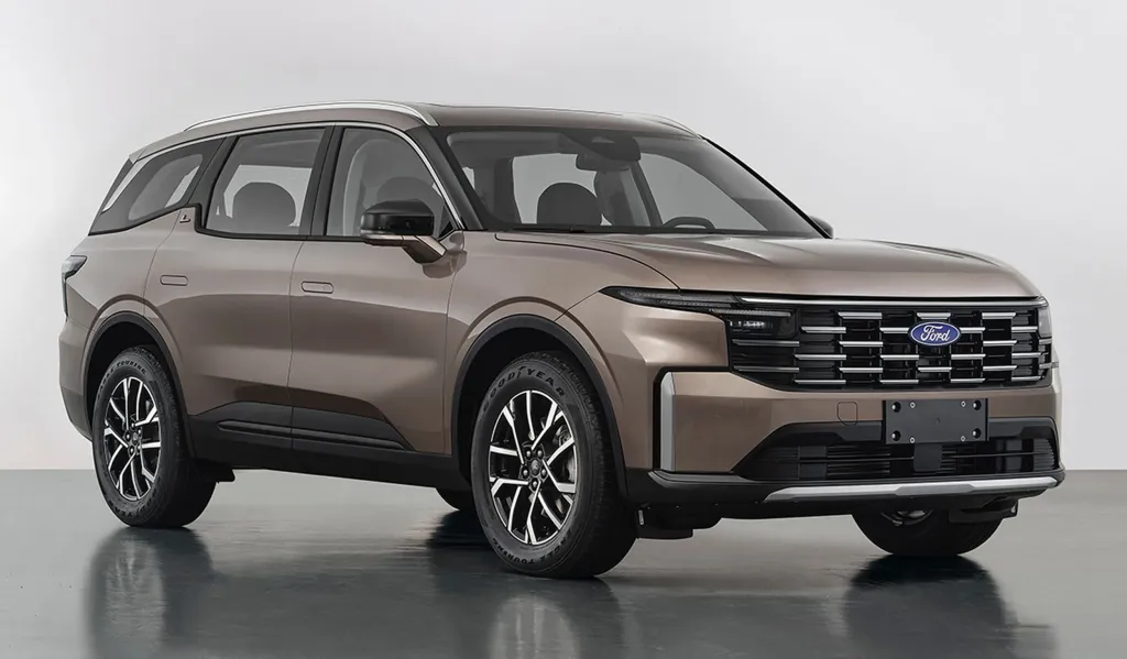 Ford Edge L готовит обновление в Китае: новый дизайн, бензиновая и гибридная версии, запуск до конца года