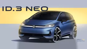 Volkswagen ID.3 Neo 2026: электромобиль меняет имя, дизайн и возвращает обычные кнопки на руле