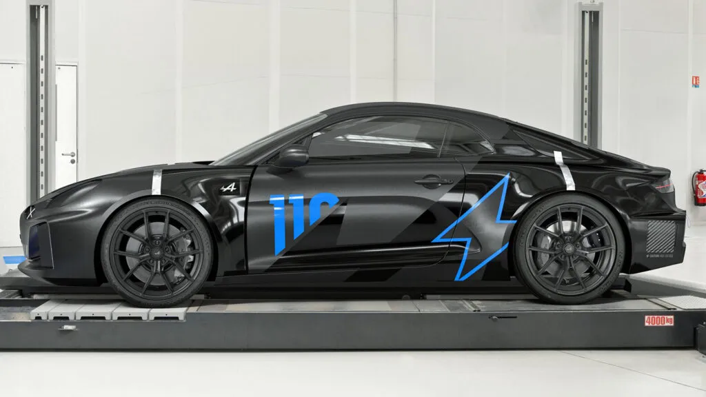 Alpine A110 Future дебютирует в Гудвуде как электрический мул третьего поколения