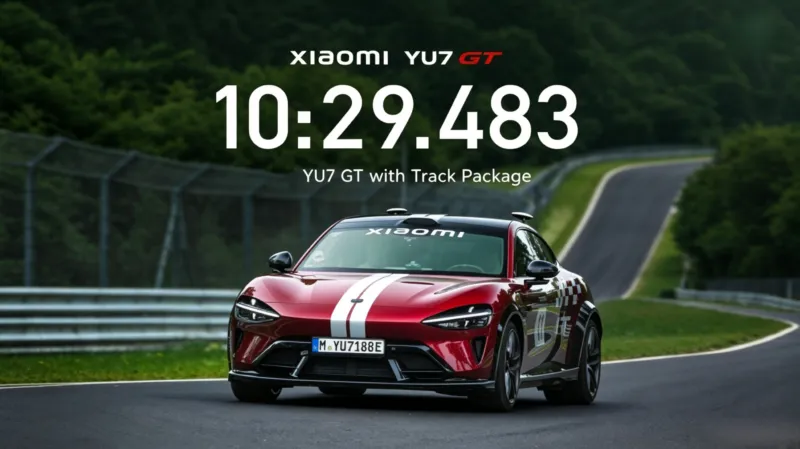 Xiaomi YU7 GT проехал Нюрбургринг в автономном режиме примерно за 10 минут и задал первый ориентир для серийного ПО