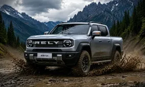 Chery Rely P3X готовится спорить с BYD Shark: дизельный PHEV-пикап получил 350 кВт и 800 Нм