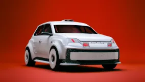 Alpine и Lacoste показали единственный A290 Rallye Beware of the Crocodile с красным крокодилом вместо заднего стекла