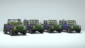 Land Rover Classic собрал четыре Defender V8 для одного клиента: 400 часов окраски на каждый и цвет Spectral Green